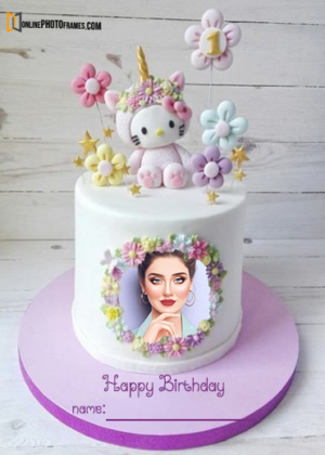 cute-cat-birthday-cake-for-girl-with-name-and-photo-edit