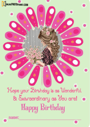 pink-flower-birthday-photo-frame-with-name-editor