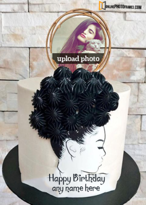 add photo on birthday cake with name online