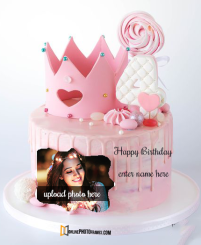 birthday-cake-for-a-princess-with-name-and-photo