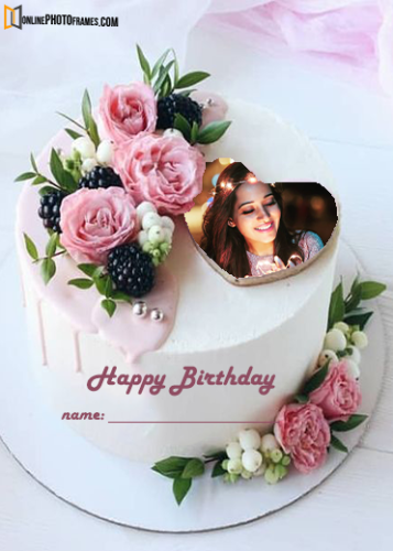 Birthday Cake with Name and Picture Editing - Birthday Cake With Name ...