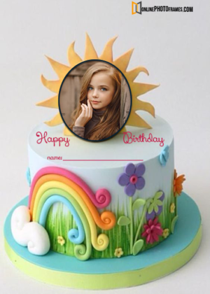 birthday-cake-with-photo-frame-free-download