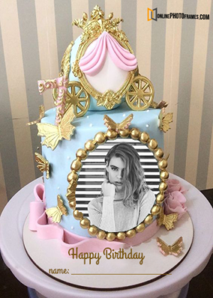 cinderella-birthday-cake-with-name-and-photo-edit