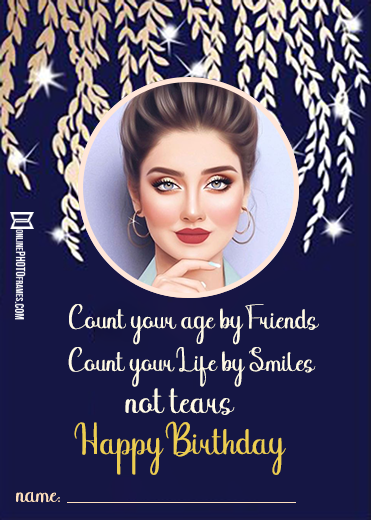 Birthday Wishes for Best Friend with Name and Photo - Online Photo Frames