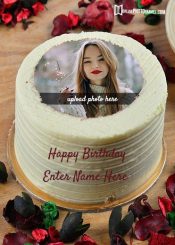 happy birthday cake edit photo and name