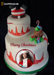santa-christmas-cake-photo-frame-online