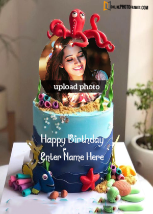 under-the-sea-birthday-cake-with-name-and-photo-creator